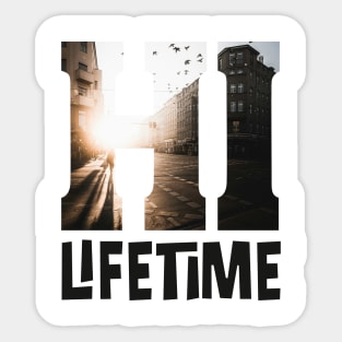 HI lifestyle Sticker